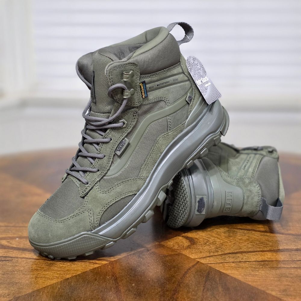 Vans MTE Crestline Waterproof Hiking Boots Green Men's 11.5 HydroGuard Brand New - Picture 16 of 16